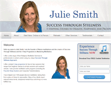Tablet Screenshot of julie-smith.net